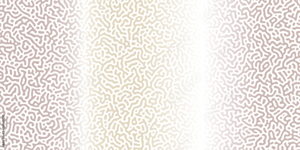 Poster abstract reaction-diffusion turing pattern natural texture gray gradient color scheme. linear design