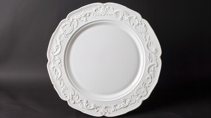 White European Italian Plate - an elegant and classic design. This white plate embodies the essence of Italian dining and adds sophistication to any table setting.