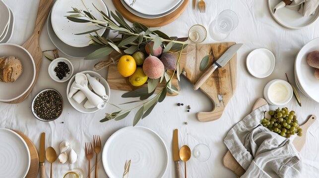 White European Italian Plate - an elegant and classic design. This white plate embodies the essence of Italian dining and adds sophistication to any table setting.
