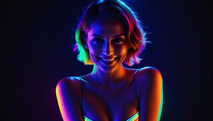 Photo Portrait Alluring Woman