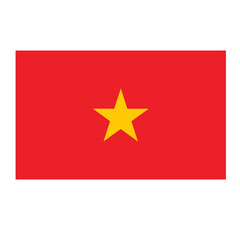 Vietnam Flag Illustration