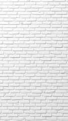 Naklejka premium White brick wall background photo with a clean and modern look perfect for various design projects, architecture