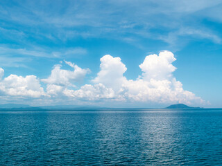 Beautiful white clouds