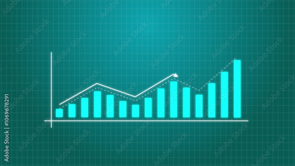 Poster graphs and charts web line icons. data elements, bar and pie, diagrams for business infographics.