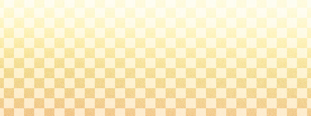 和紙 金 市松模様 正月 背景 テクスチャ