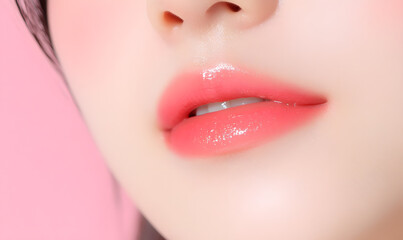 Fototapeta premium Elegant High-Fashion Beauty Portraits with Radiant Skin, Glamorous Makeup, and Luxurious Skincare Glow.