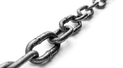Obraz premium Close-up of a Metal Chain