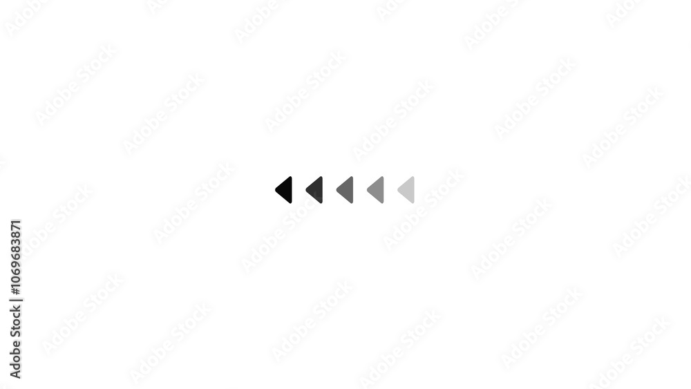 Poster arrow icons set. collection of arrows icons. different cursor icons in flat style isolated on backgr