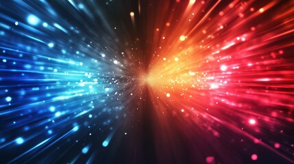 Obraz premium Modern design elements contrasted with a vivid background.