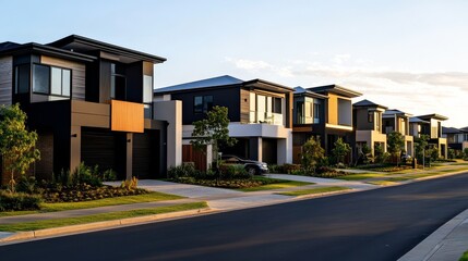 Modern residential architecture in Melbourne's outskirts.