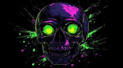 Glowing Skull