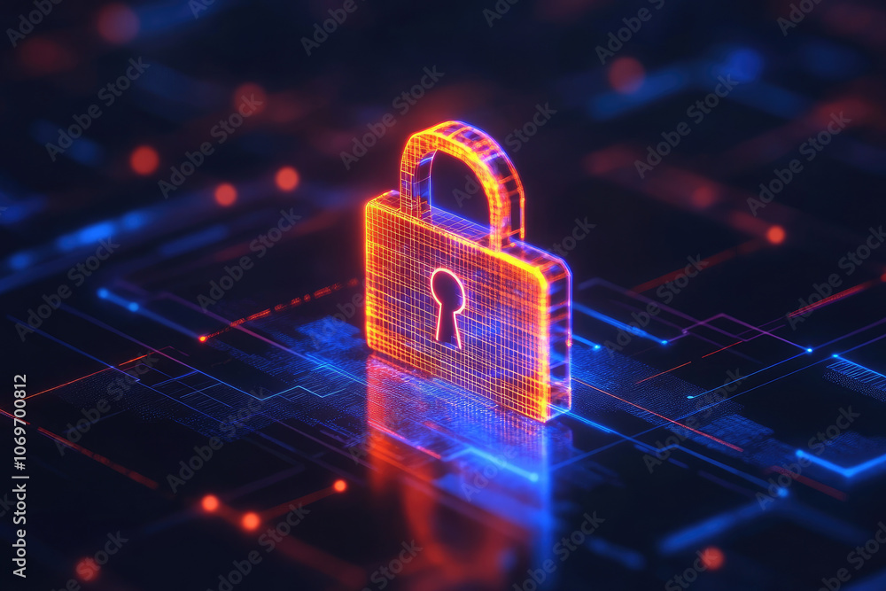 Poster cybersecurity in remote work, exploring the vulnerabilities and protective strategies for businesses