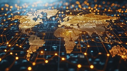 Global Trade Network and Interconnected Routes