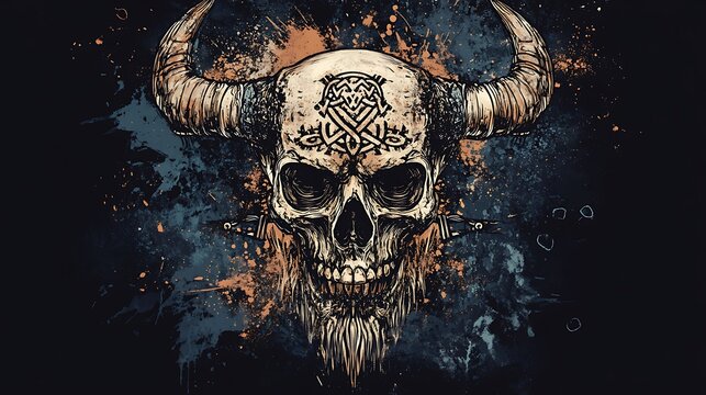 Two Viking Skulls