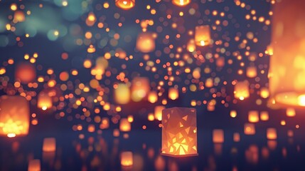 A cozy minimalist digital scene of a geometric teapot steaming gently on a pixelated stove