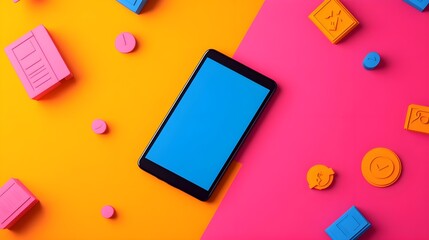 Colorful Phone Mockup