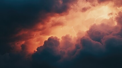 Fototapeta premium Dark and Stormy Sky