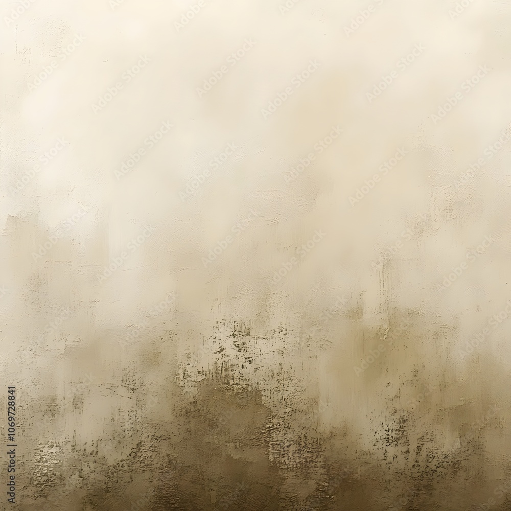 Poster An abstract textured background featuring soft neutral tones, blending creamy whites with subtle browns, creating a calm and serene atmosphere suitable for various applications.