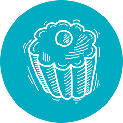 Happy birthday single vector icon