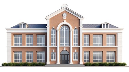 Obraz premium Traditional Brick School Building