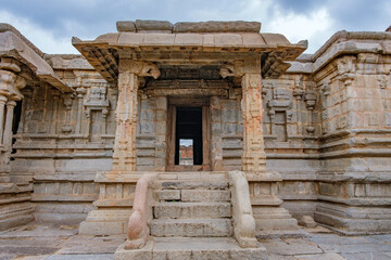 The Krishna Temple at Hampi India. This temple is dedicated to Lord Balakrishna, the form of Lord...