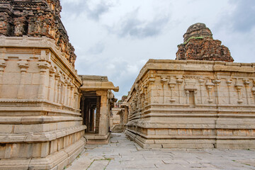 The Krishna Temple at Hampi India. This temple is dedicated to Lord Balakrishna, the form of Lord...