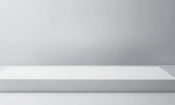 3d rendered podium isolated on a white background