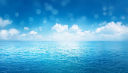 Obraz premium ファンタジー 空 神秘的 美しい 海 TRPG背景素材
