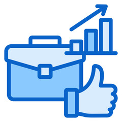Good Business Blue Icon
