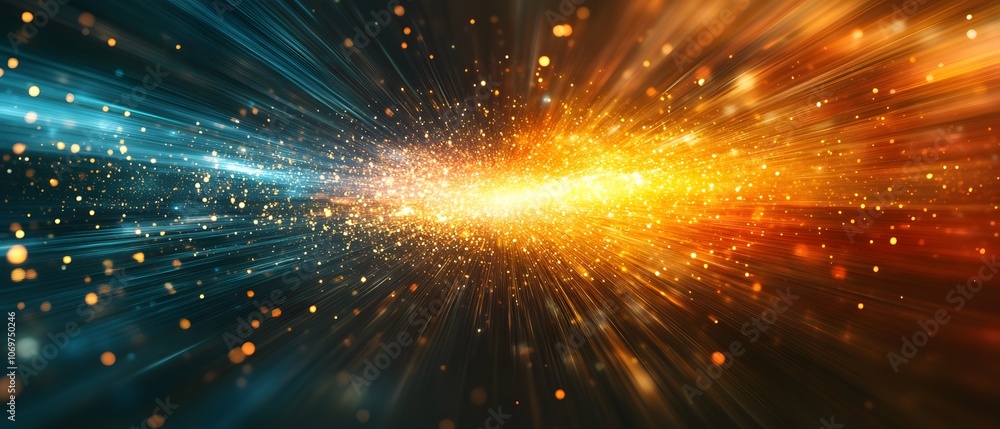 Fototapete bright gradient background with colorful grains. it represents a mix of energy, movement, fun and li