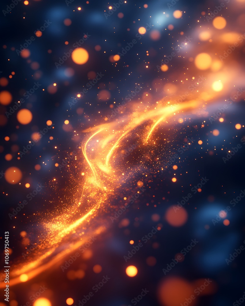 Fototapete bright gradient background with colorful grains. it represents a mix of energy, movement, fun and li