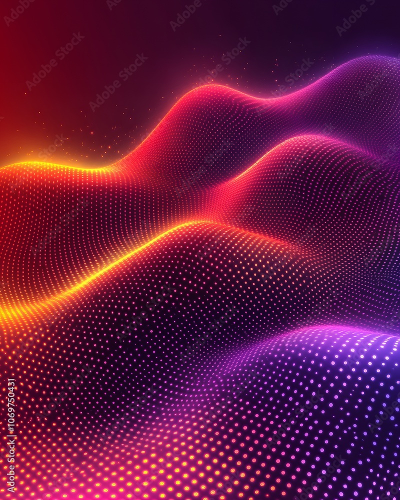 Fototapete bright gradient background with colorful grains. it represents a mix of energy, movement, fun and li