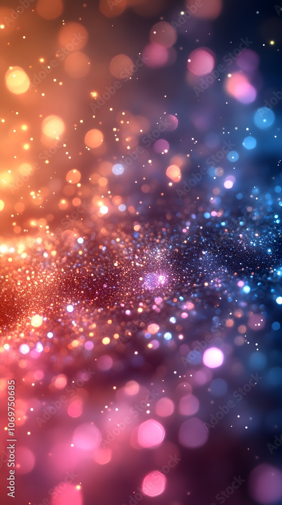 Fototapete bright gradient background with colorful grains. it represents a mix of energy, movement, fun and li