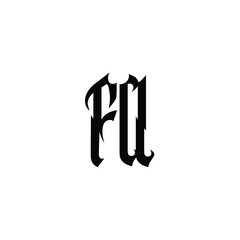 FA monogram logo design letter text name symbol monochrome logotype alphabet character simple logo