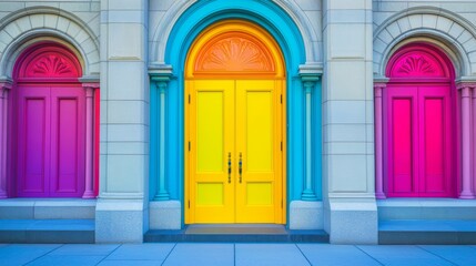 Obraz premium Doorway at the National Cathedral
