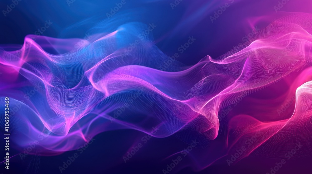 Poster abstract colorful wave pattern background
