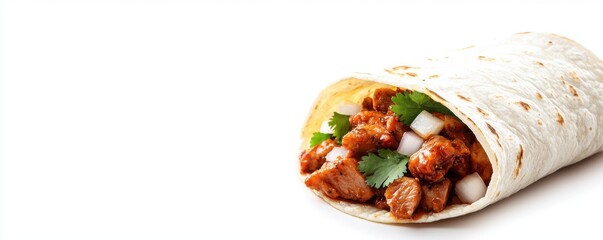 Savor the flavor of marinated pork adobada tacos wrapped in fresh tortillas