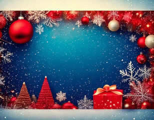 クリスマスのフレーム