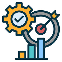 Effectiveness Outline Color Icon