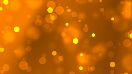 Abstract Orange Yellow Bokeh Background Design Texture