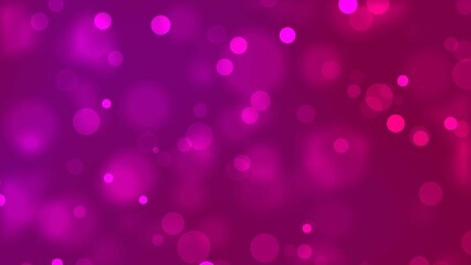 Abstract Pink Background with Defocused Circles and Gradient