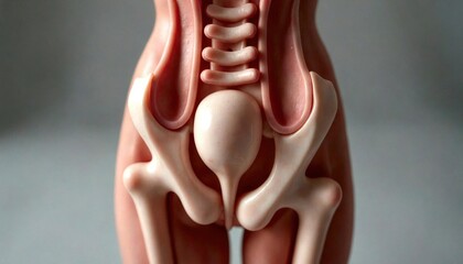 Detailed Anatomical Kegel Exercise Model