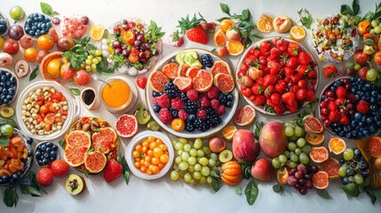 A Feast of Freshness: Vibrant Fruit and Berries