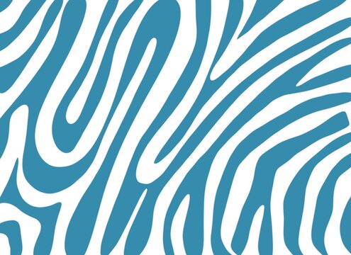 theme zebra skin. abstract blue background with waves
