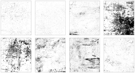 Collection of grunge texture wall. 
