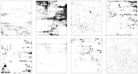 Collection of grunge texture wall. Vintage grunge photo texture with scratches. 