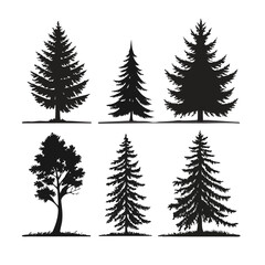 Fototapeta premium CRISEMASE TREE VECTOR