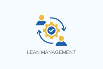Lean Management Vector  Or Logo Sign Symbol Illustration