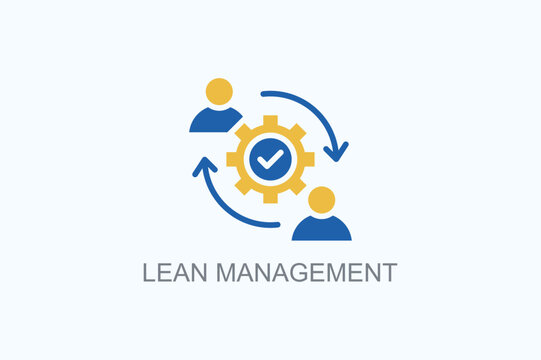 Lean Management Vector  Or Logo Sign Symbol Illustration