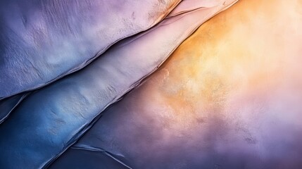 Fototapeta premium Vibrant abstract painting in blue and orange, modern art for contemporary decor | colorful artwork